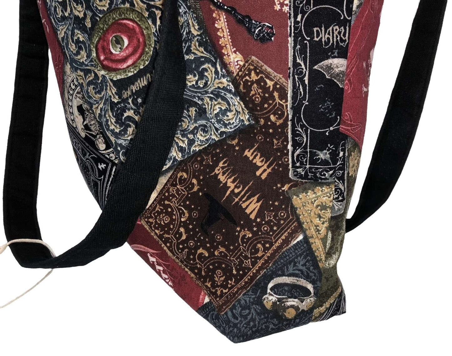 Gothic Spell Books Shoulder Bag Witchy Halloween Grimoire Purse Witchcraft Handbag Tote + Key FOB
