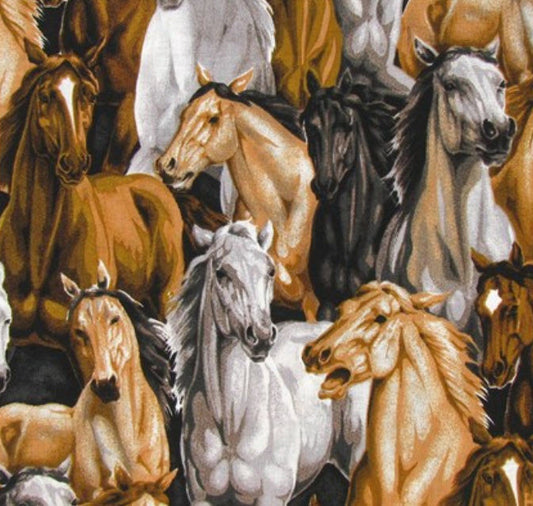 Horse Pony Cowboy Bronco Ranch Kitchen Farmhouse Bath Curtain Valance