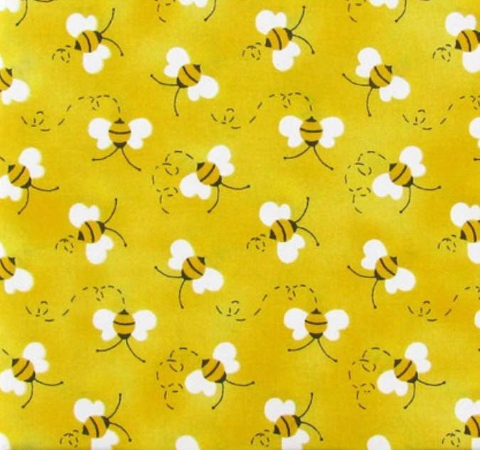 Honey Bees Yellow Bumble Bee Summer Country Farmhouse Kitchen Bath Handcrafted Curtain Valance